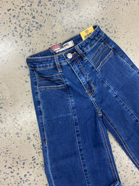 Rock & Roll Cowgirl Jeans - BW6HD07214 - Front Seam Relaxed High Rise Flare