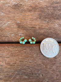 Good Luck Earrings - Turquoise Stones