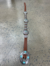 Western Concho Belt - Brown