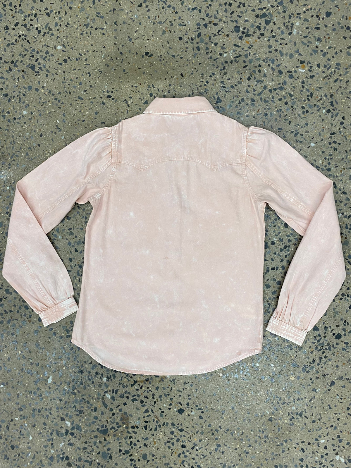 Cruel Girl Long Sleeved Shirt - Pink Pearl Snap (CTW7383010)
