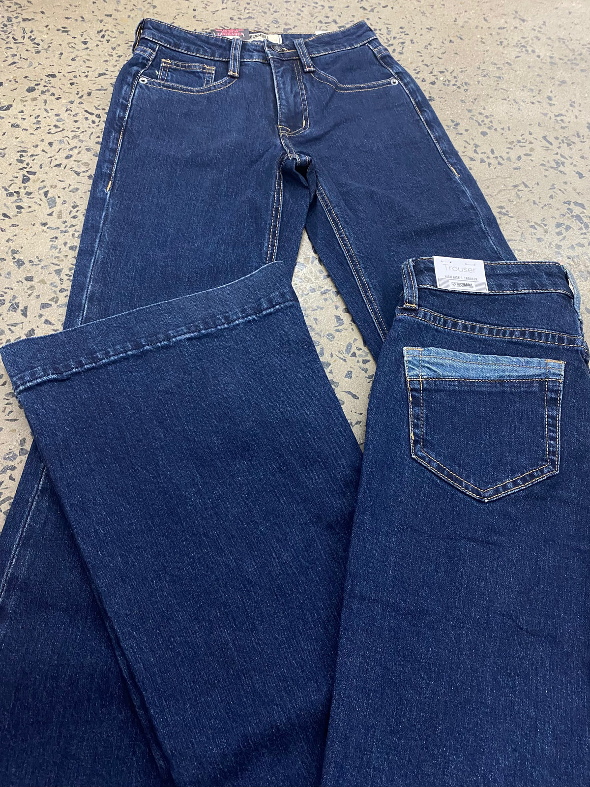 Rock & Roll Cowgirl Jeans - BW5HD06402 - High Rise Trouser