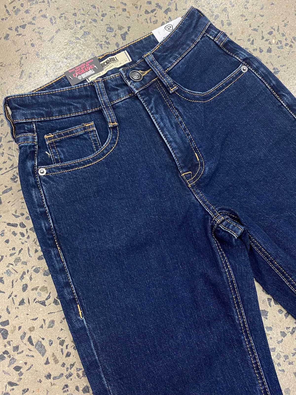 Rock & Roll Cowgirl Jeans - BW5HD06402 - High Rise Trouser