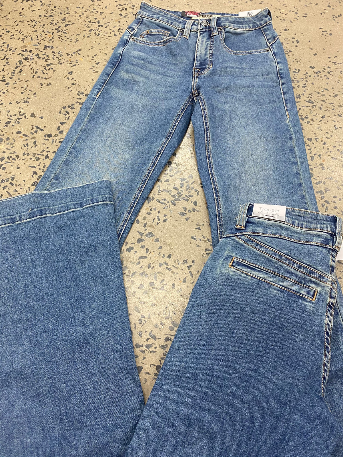 Rock & Roll Cowgirl Jeans - BW5HD06399 - High Rise Trouser