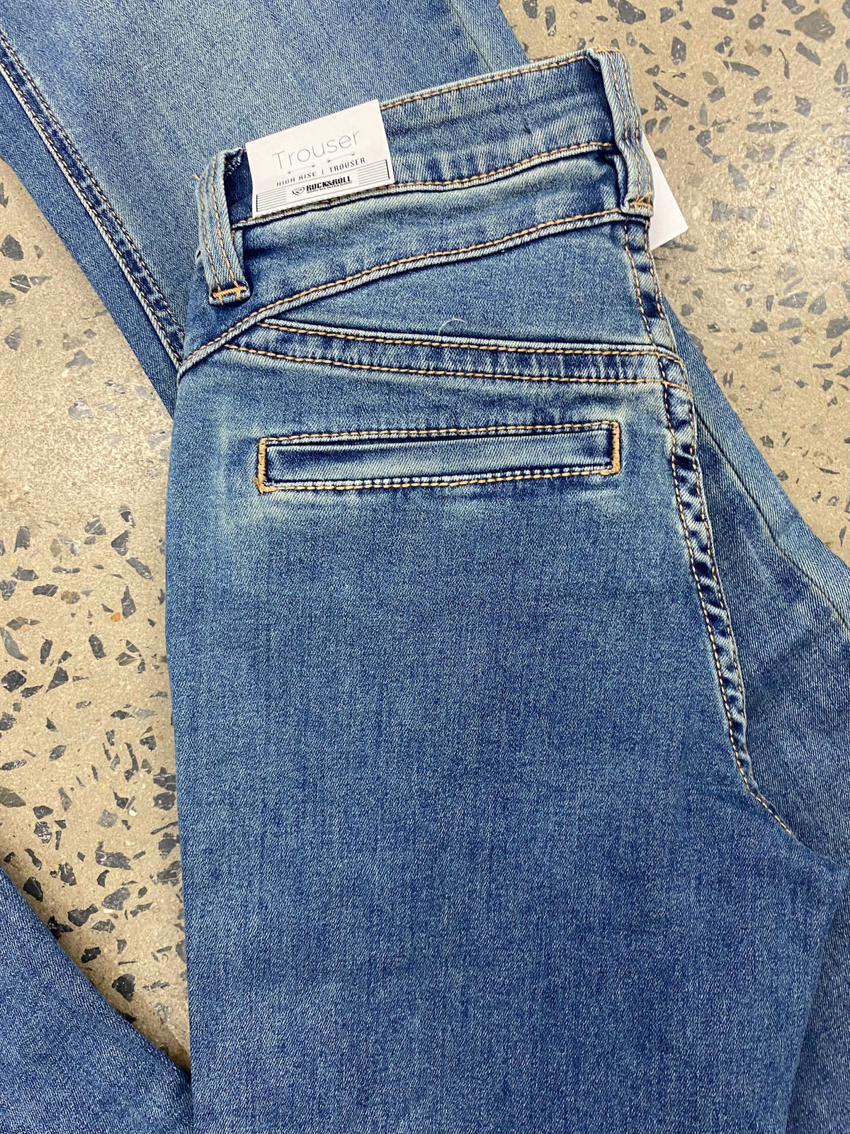 Rock & Roll Cowgirl Jeans - BW5HD06399 - High Rise Trouser