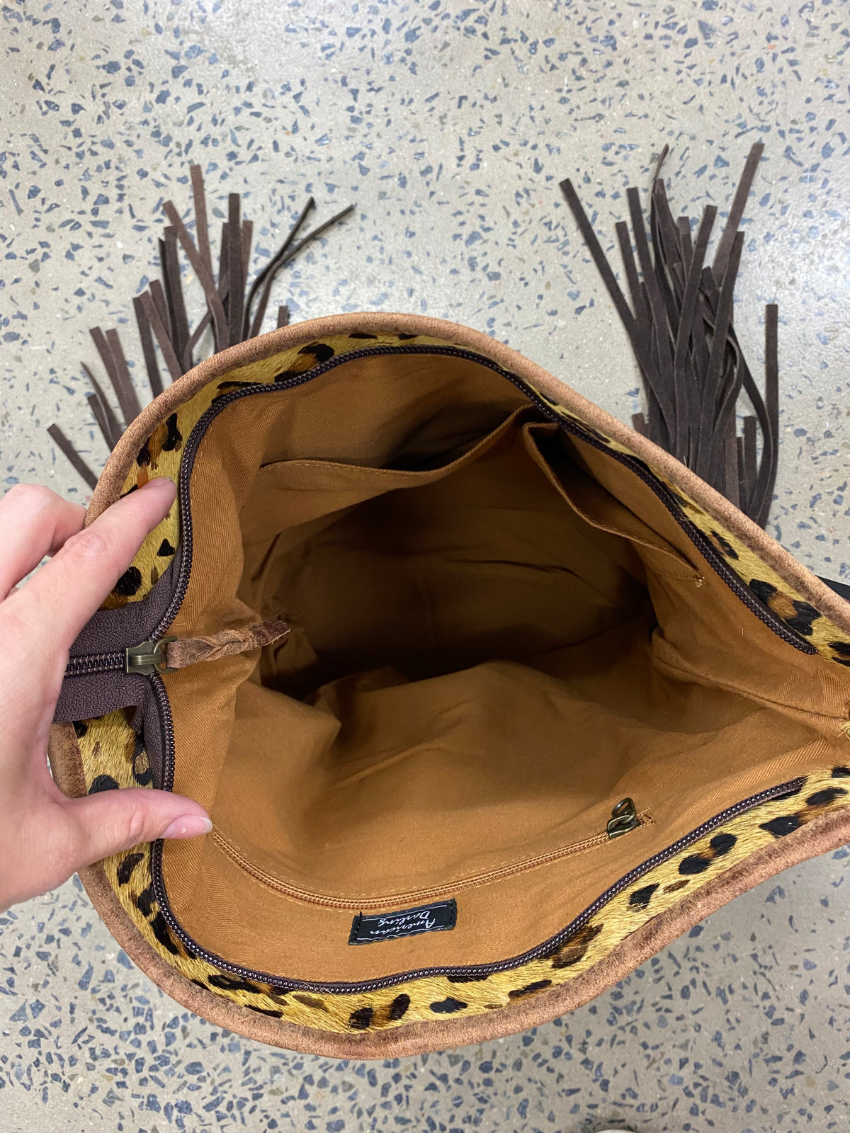 Zara - Cowhide and Leather Handbag