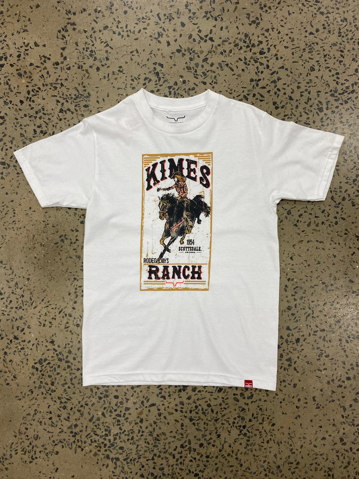 Kimes Ranch Tee - Rodeo Days (White)