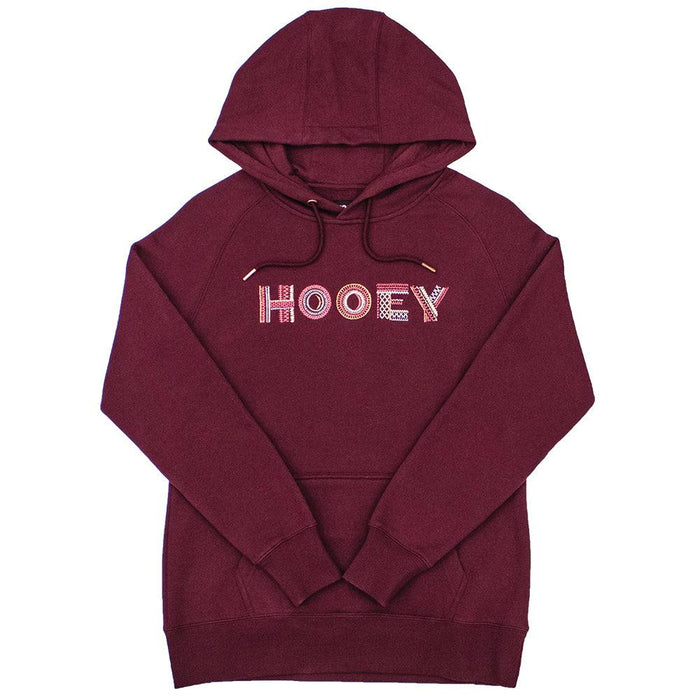 Hooey Hoodie - Artisan (Maroon/White)