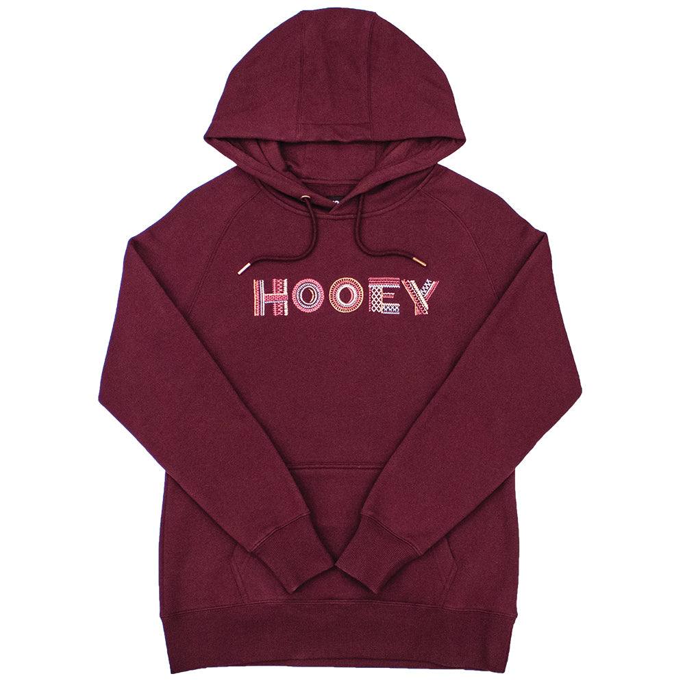 Hooey Hoodie - Artisan (Maroon/White)