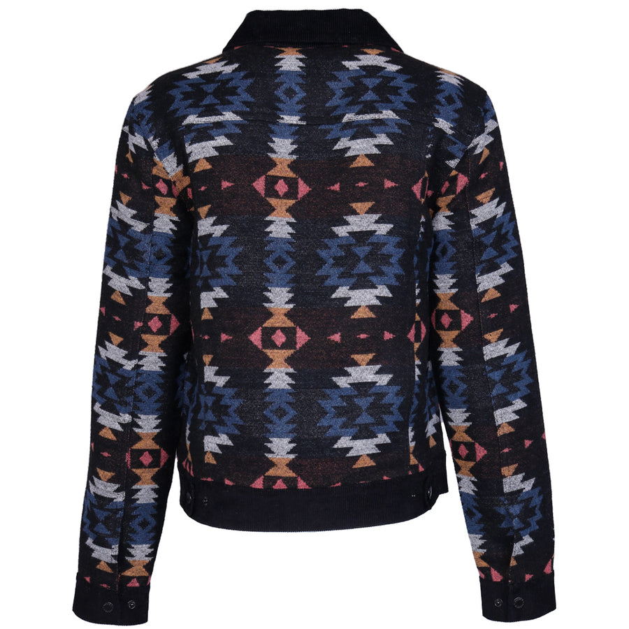 Hooey - Women's Black Multi Aztec Jacket
