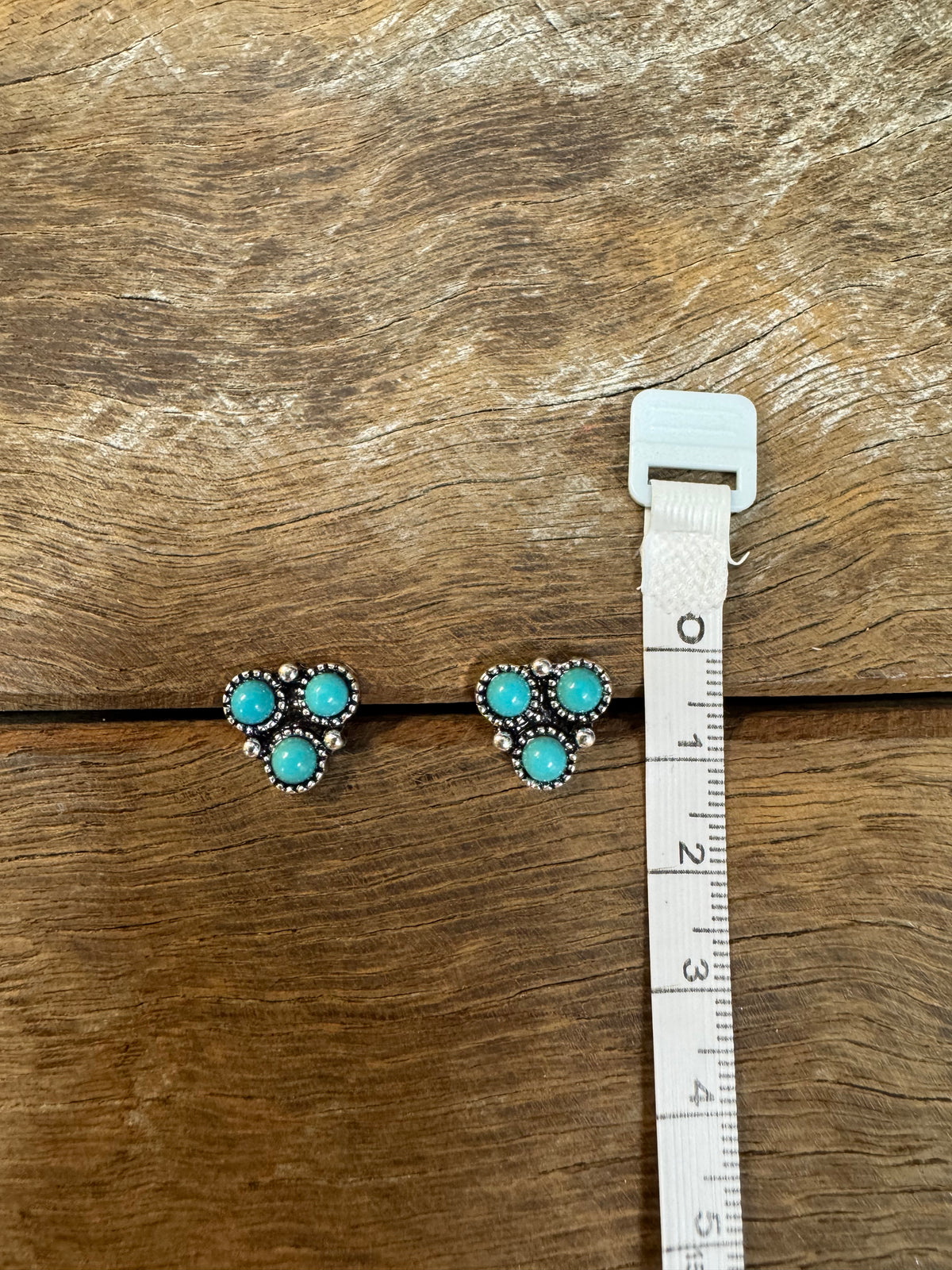 Western Earrings - Turquoise Stud