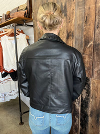 Sandy Jacket - Black Leather
