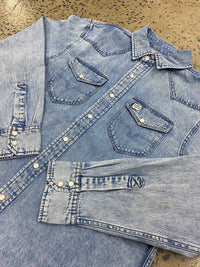 Kimes Ranch Long Sleeved Shirt - Sandoval (Light Wash)