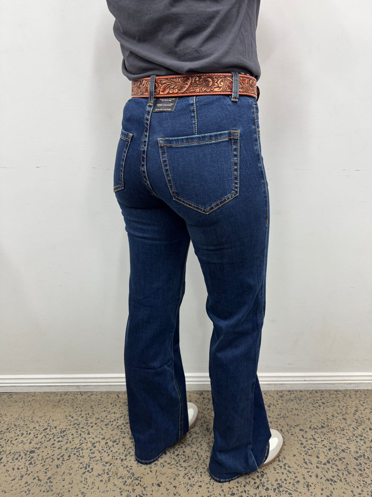 Rock & Roll Cowgirl Jeans - BW6HD07214 - Front Seam Relaxed High Rise Flare