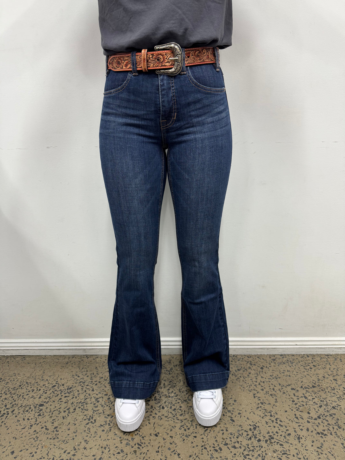 Rock & Roll Cowgirl Jeans - BW5HD07210 - Boot Stitch High Rise Trouser