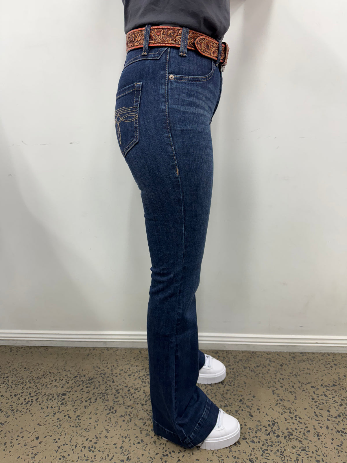 Rock & Roll Cowgirl Jeans - BW5HD07210 - Boot Stitch High Rise Trouser