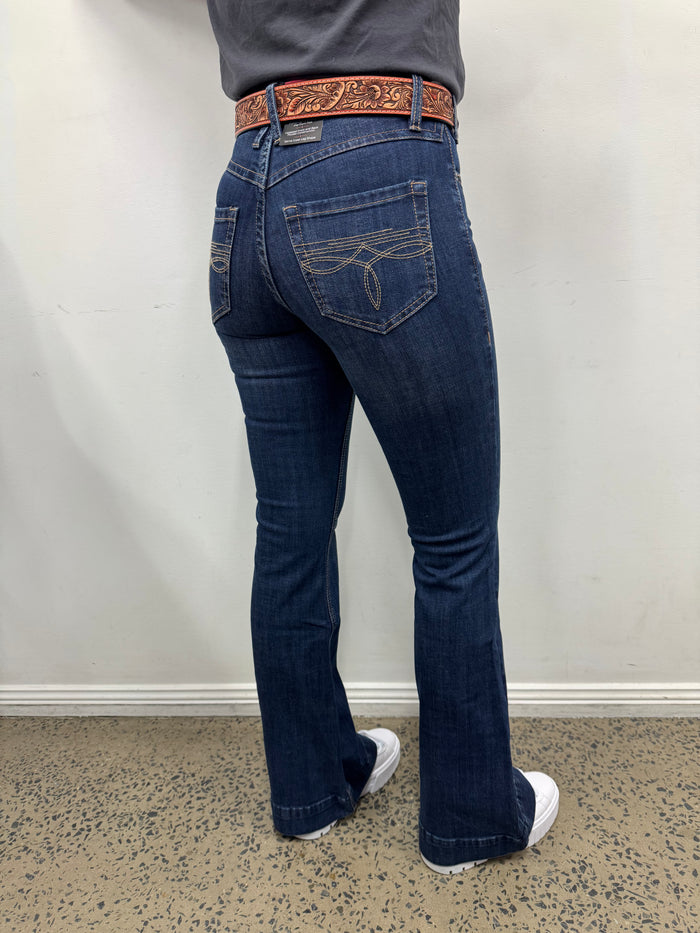 Rock & Roll Cowgirl Jeans - BW5HD07210 - Boot Stitch High Rise Trouser