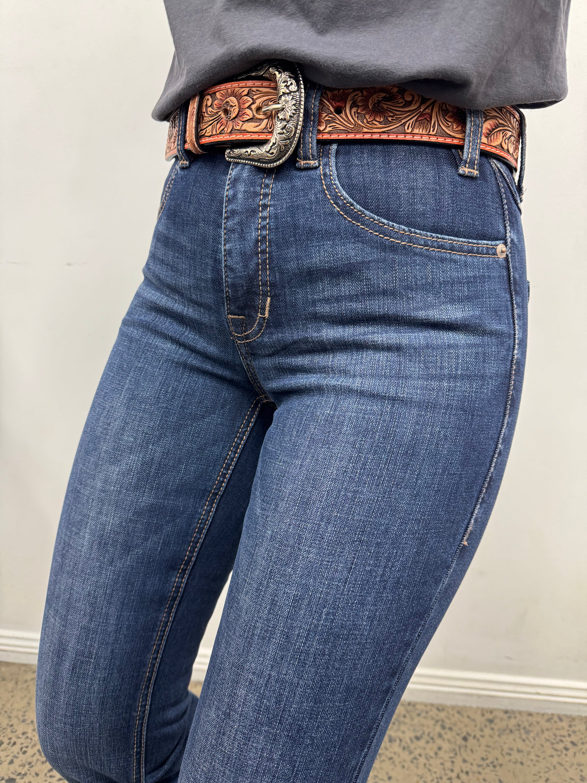 Rock & Roll Cowgirl Jeans - BW5HD07210 - Boot Stitch High Rise Trouser