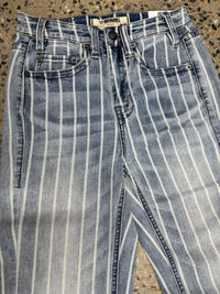Rock & Roll Cowgirl Jeans - W8H2533 - Stripe High Rise Trouser