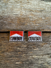 Western Earrings - Cowboy
