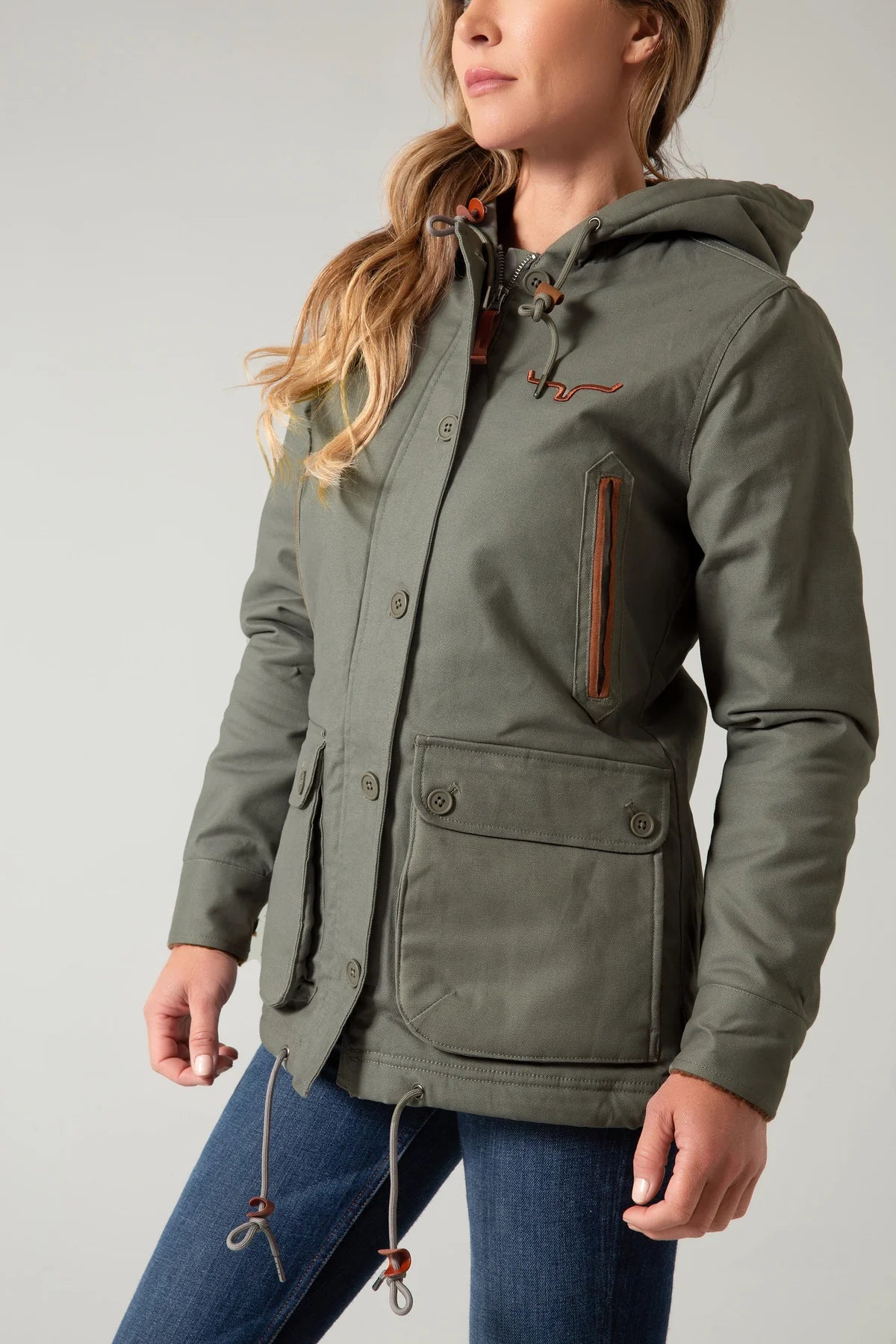 Kimes Ranch Hooded Jacket - AWA Dark Army