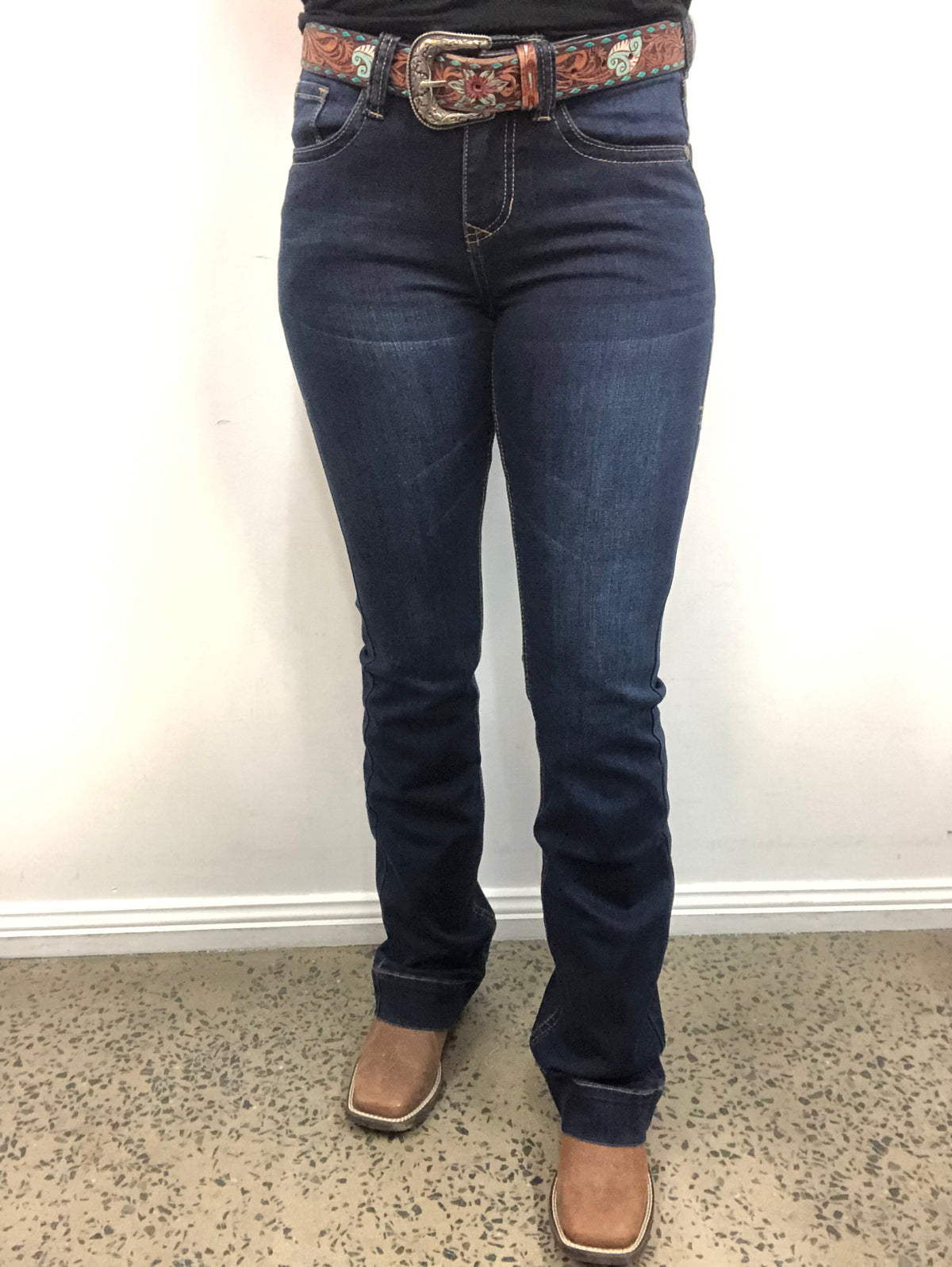 Cowgirl Tuff Jeans - Indigo Classic