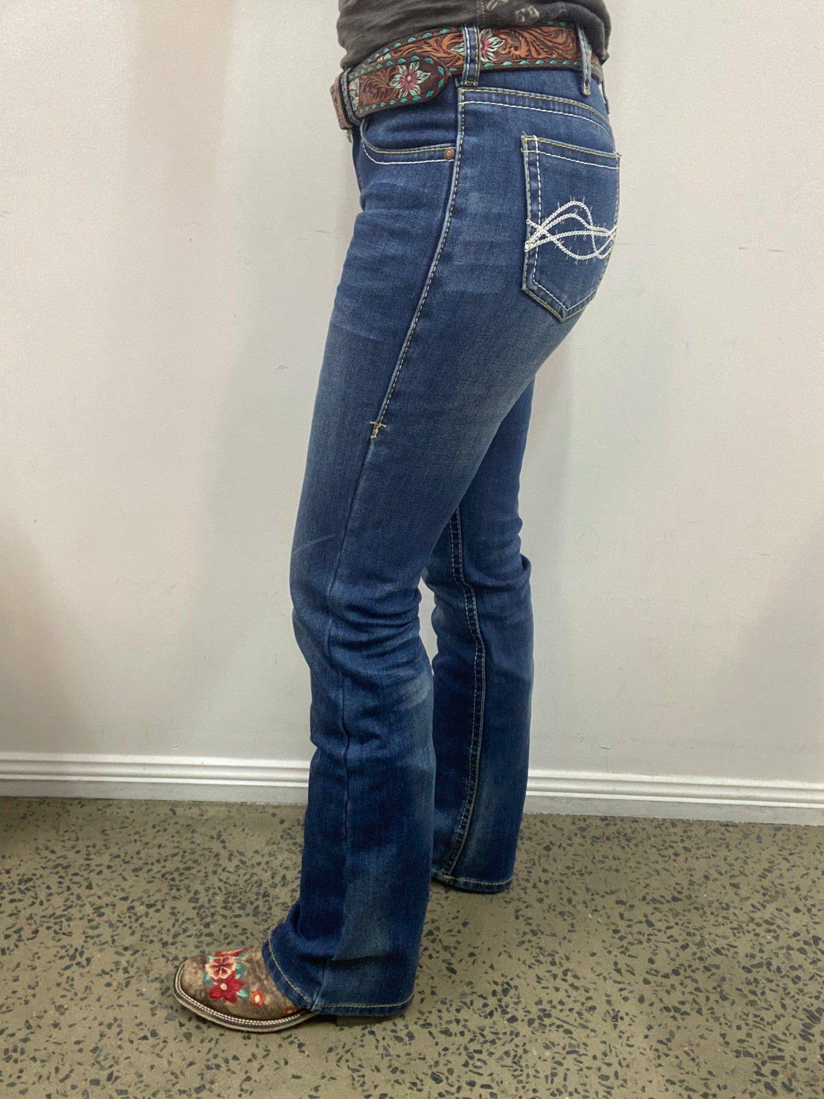 Cowgirl Tuff Jeans - DFMI Medium Flannel