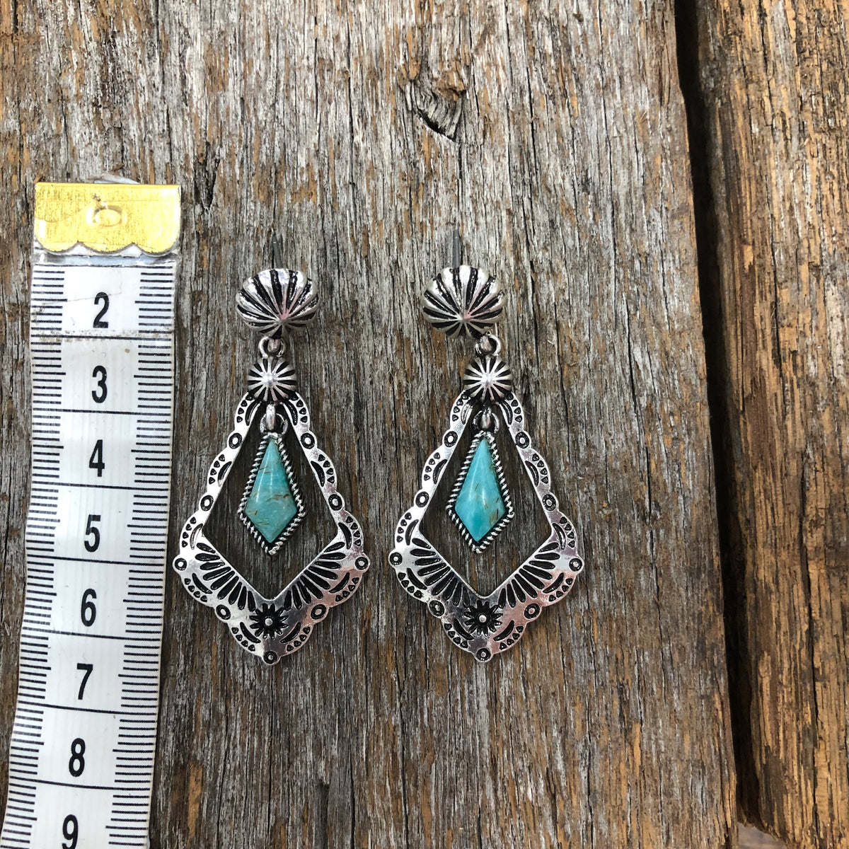 Kora - Dangle Turquoise Earring
