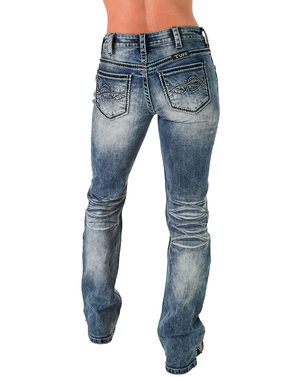 Cowgirl Tuff Jeans - DFMI Bleached