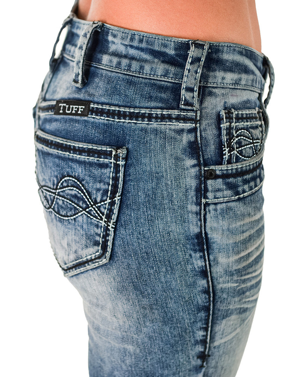 Cowgirl Tuff Jeans - DFMI Bleached