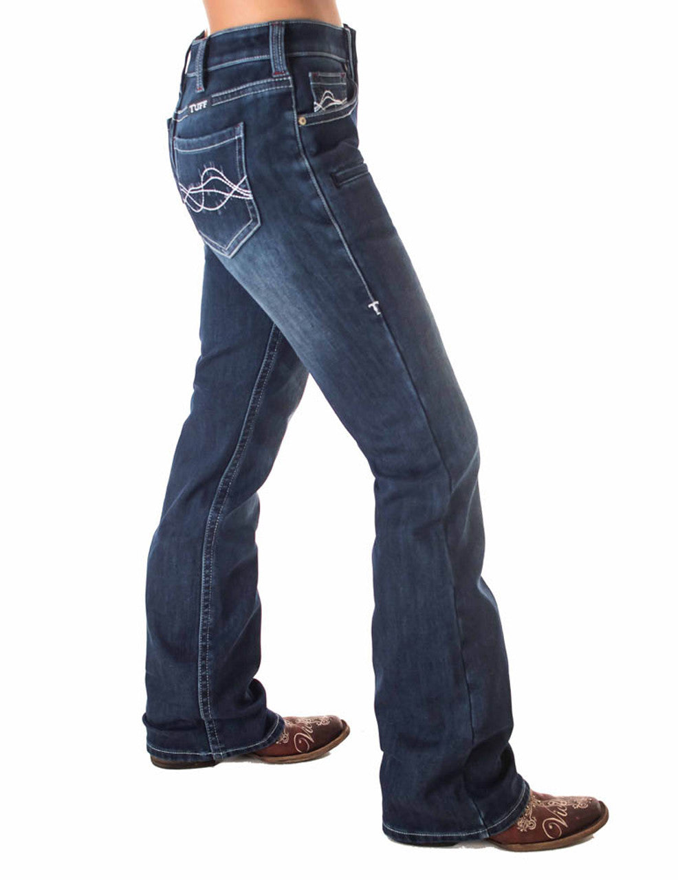Cowgirl Tuff Jeans - Double Down Flannel