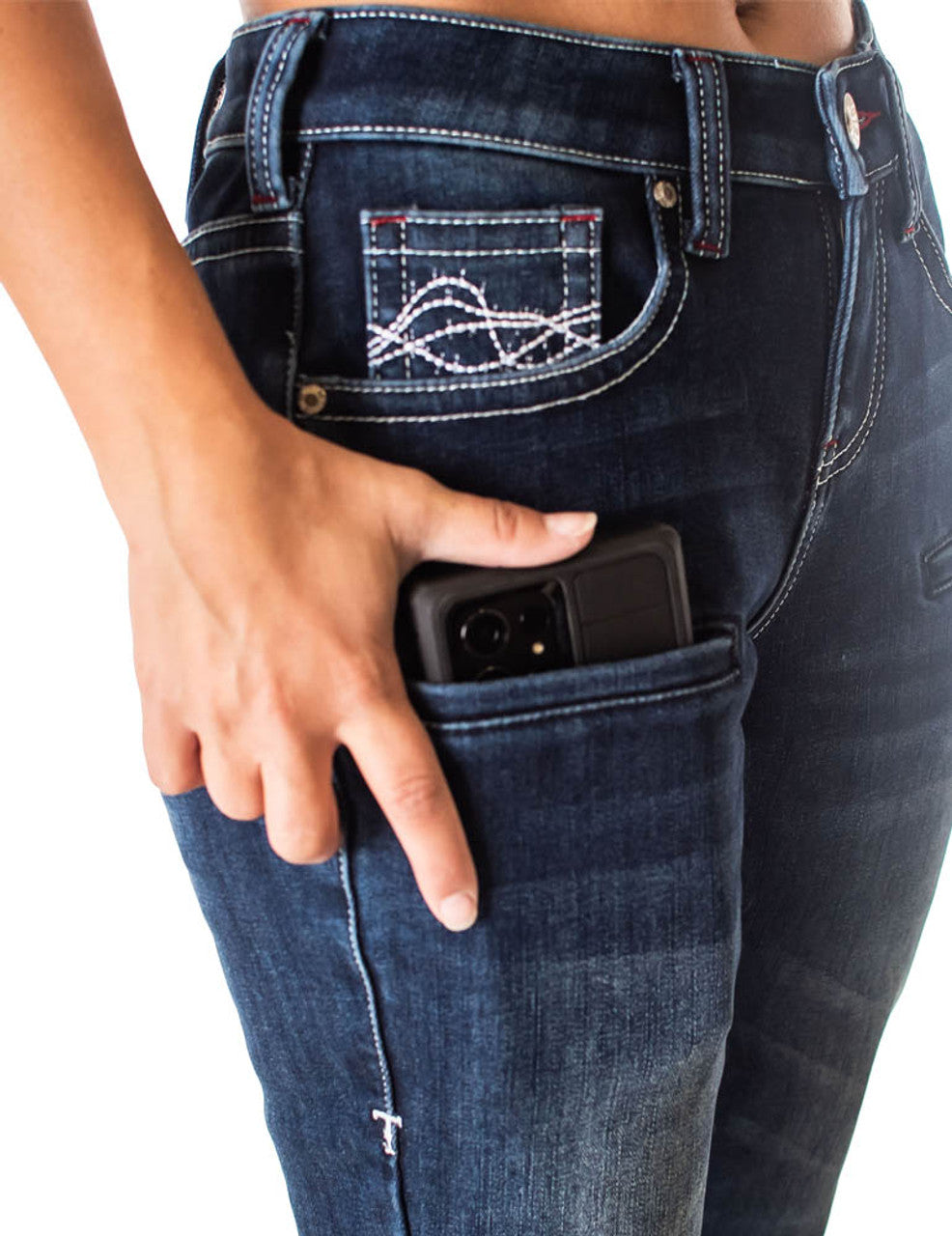 Cowgirl Tuff Jeans - Double Down Flannel