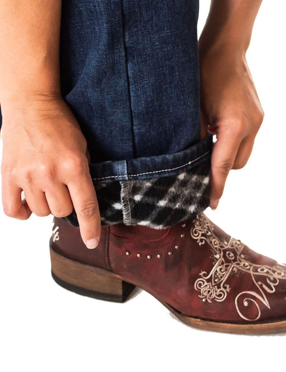 Cowgirl Tuff Jeans - Double Down Flannel