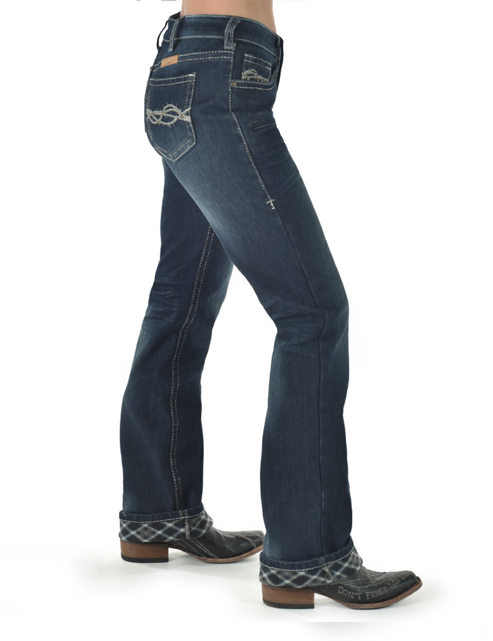 Cowgirl Tuff Jeans - DFMI Dark Flannel
