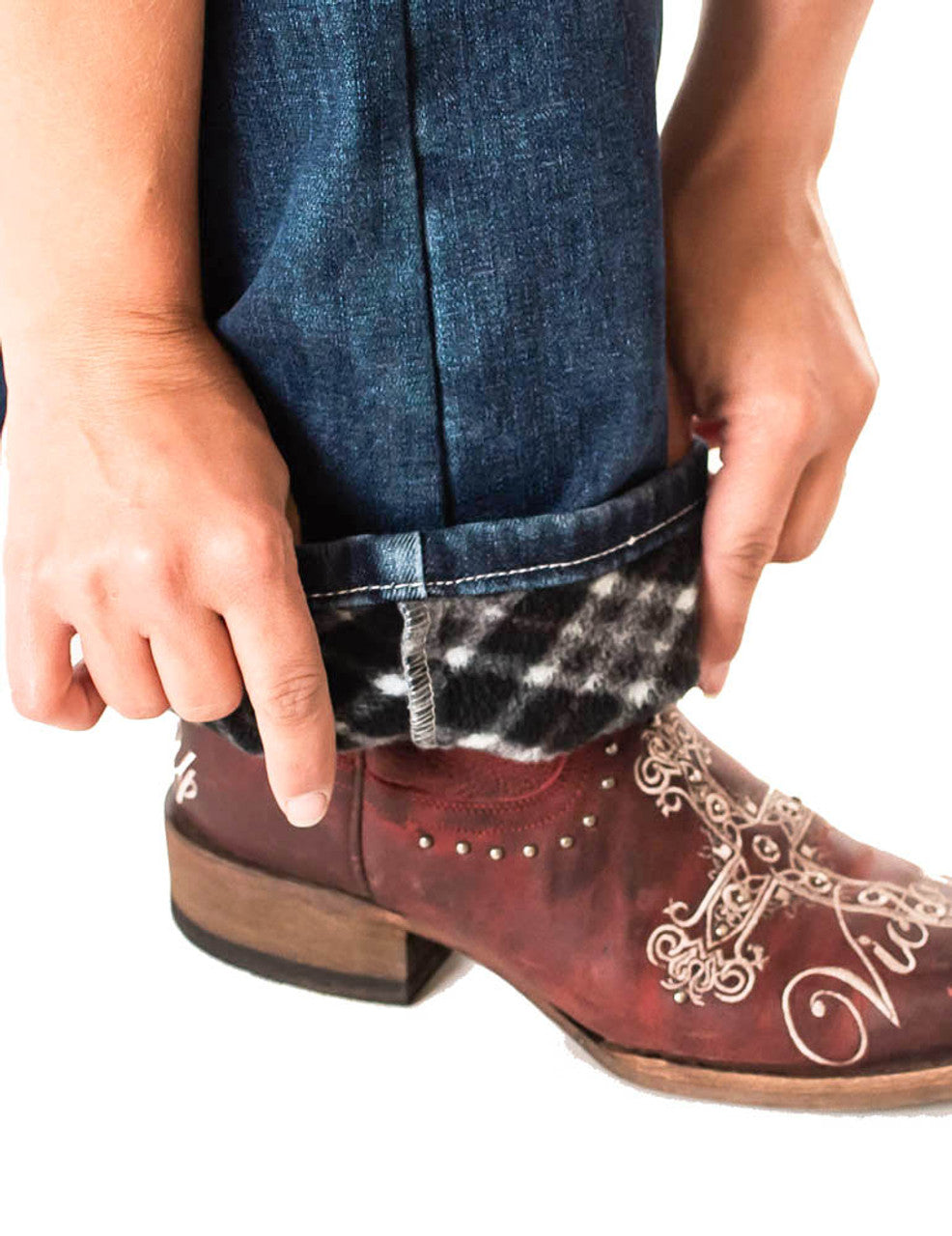 Cowgirl Tuff Jeans - DFMI Medium Flannel