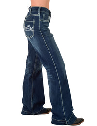 Cowgirl Tuff Jeans - Edgy Wide Leg