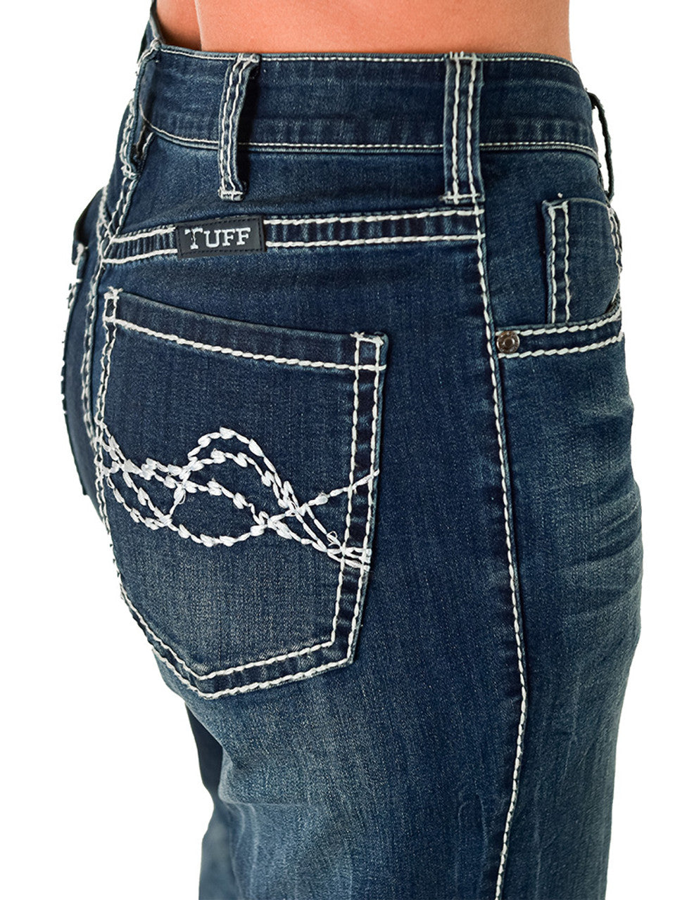 Cowgirl Tuff Jeans - Edgy Wide Leg