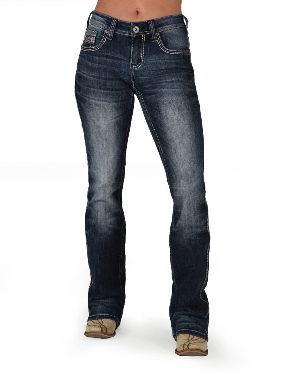 Cowgirl Tuff Jeans - Dark Faded DFMI