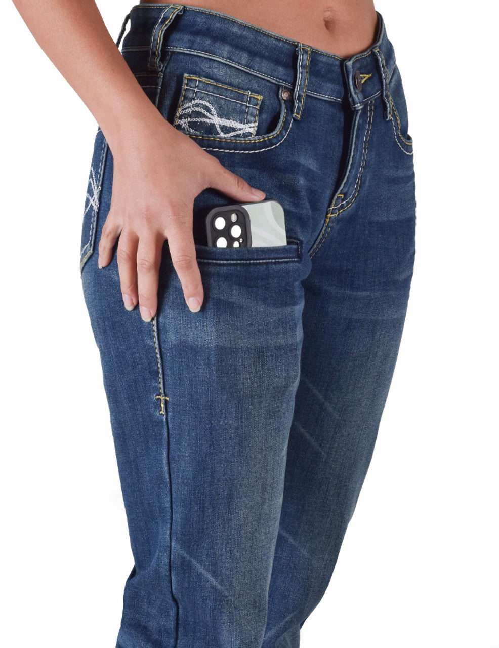 Cowgirl Tuff Jeans - DFMI Medium Flannel