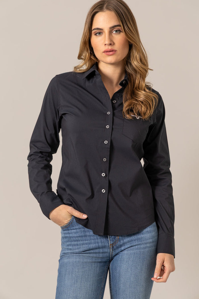 Kimes Ranch Long Sleeved Shirt - KR Team Black