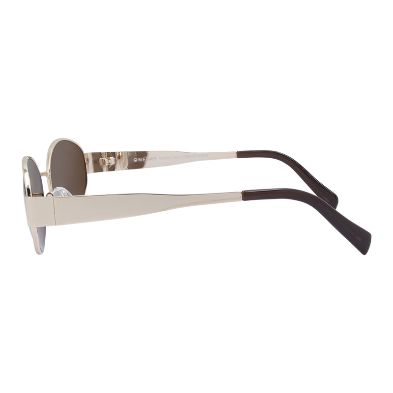 Oneday Sunglasses - Kendall (Gold/Brown)