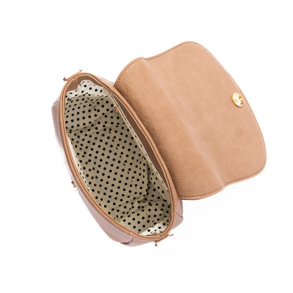 Liv & Milly - Lizzie Crossbody (Caramel/Chalk)
