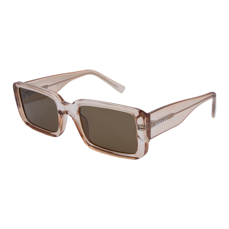 Oneday Sunglasses - Luna (Beige/Brown)