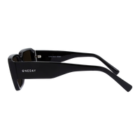 Oneday Sunglasses - Luna (Black/Brown)