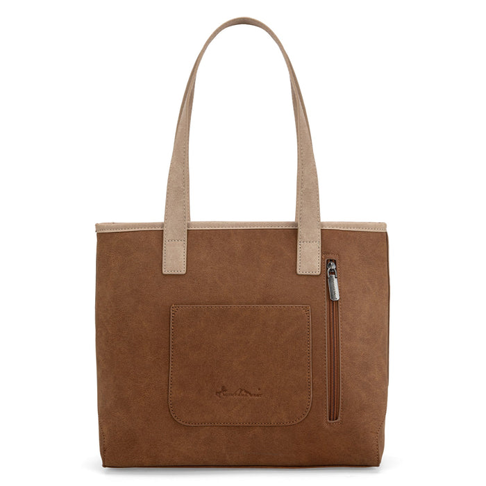 Saguaro Wide Tote & Wallet Set - Brown (MW1309G-8317WB)