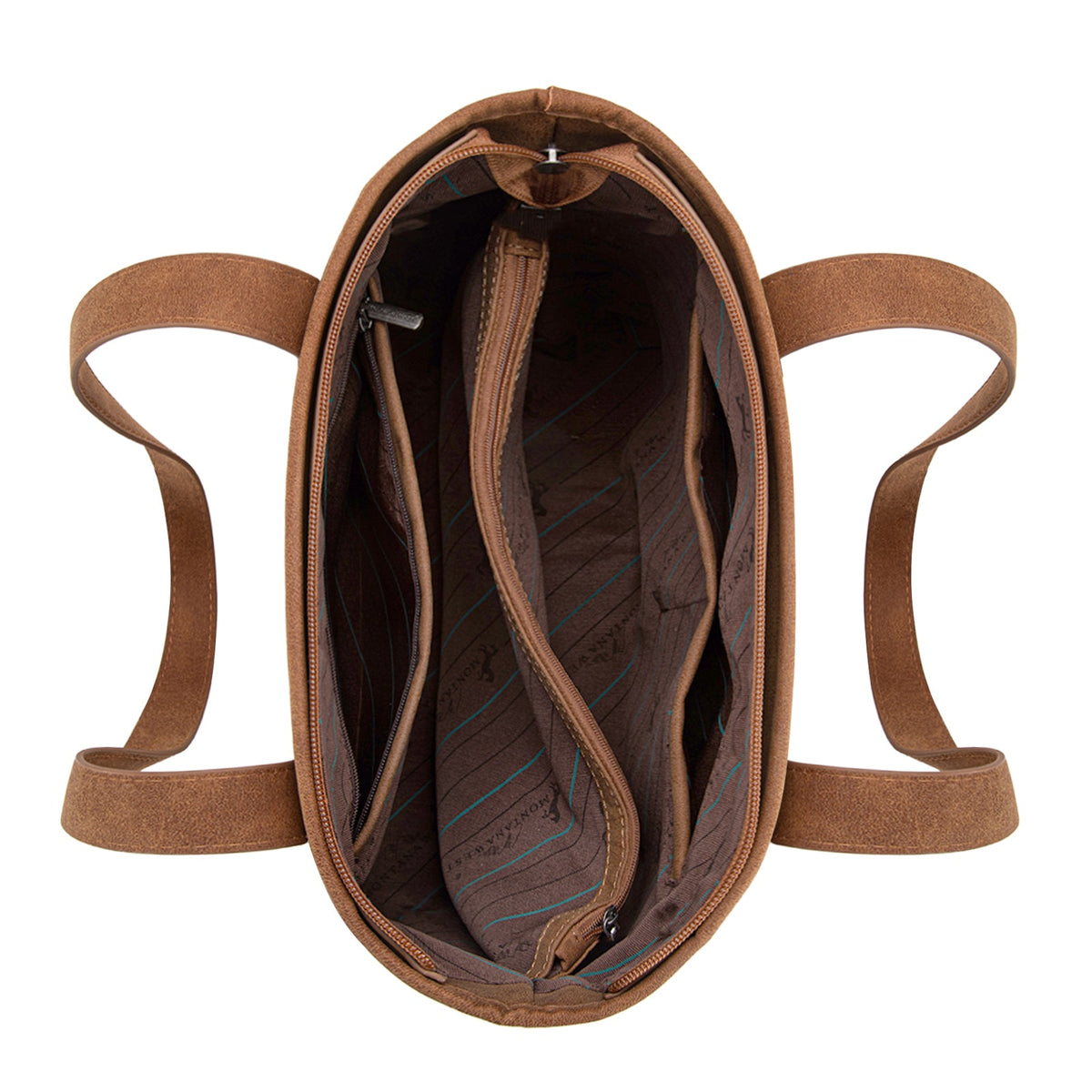 Saguaro Wide Tote & Wallet Set - Brown (MW1309G-8317WB)