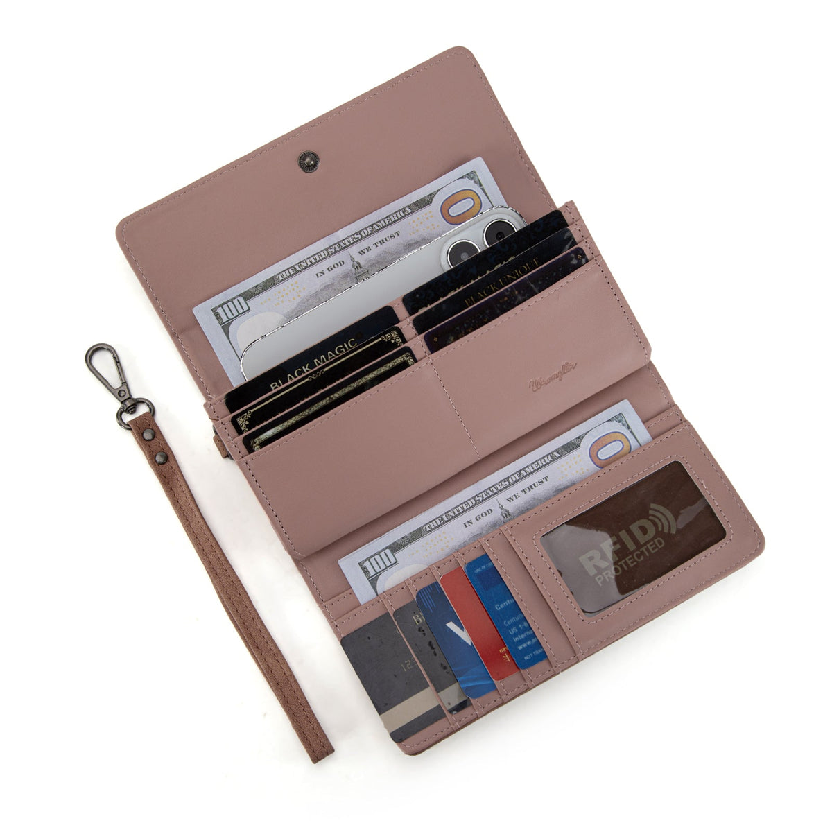 Wrangler Wallet/ Wristlet - Pink (WG218-W068PK)