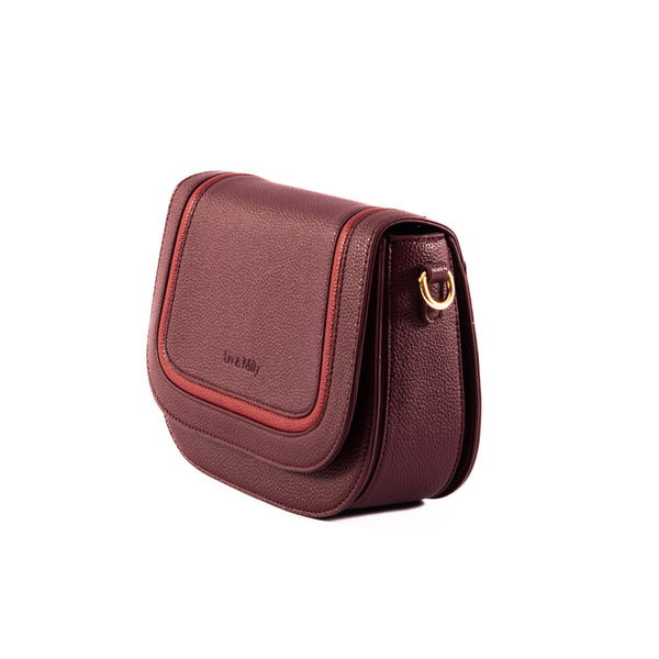 Liv & Milly - Miki Crossbody (Burgundy/Maroon)