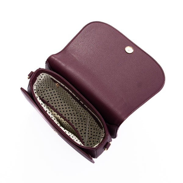 Liv & Milly - Miki Crossbody (Burgundy/Maroon)