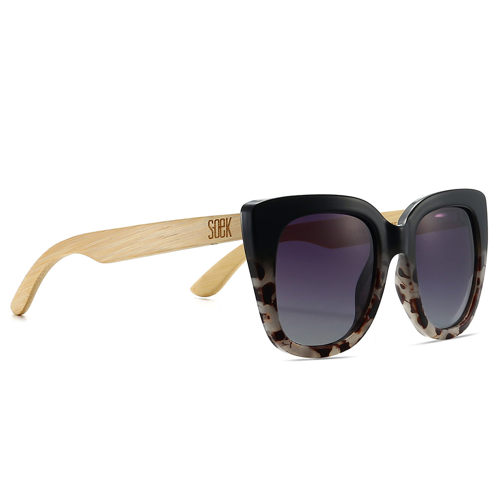 Soek Sunglasses - Riviera (Black/Ivory Tortoise)