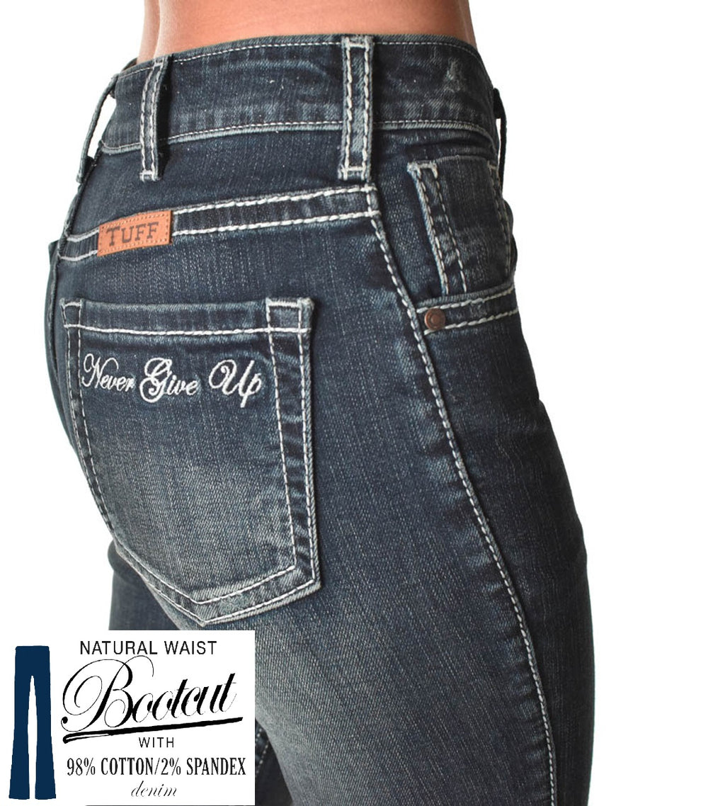 Cowgirl Tuff Jeans - Never Give Up Light